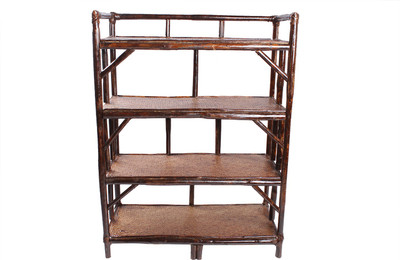 

Novelty Cane Art Cane Open Book Shelf(Finish Color - Brown)