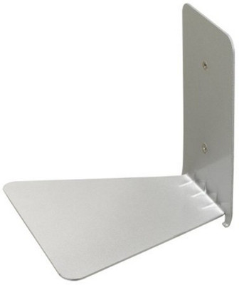 

BonZeal Invisible Metal Open Book Shelf(Finish Color - Silver)