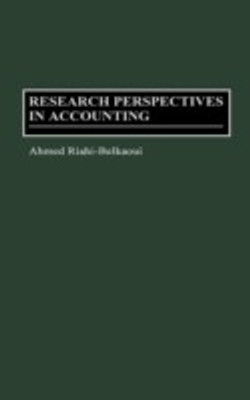 Research Perspectives in Accounting(English, Hardcover, Riahi-Belkaoui Ahmed)