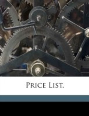 Price List.(English, Paperback, unknown)