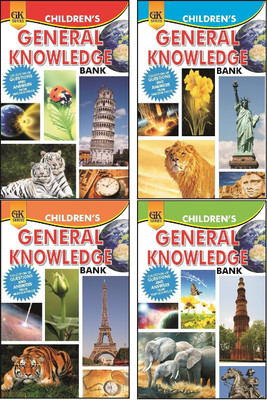Children's General Knowledge Bank (Set of 4 Books)  - Collection of Questions and Answers from Various Fields(English, Paperback, MG Editorial Board)