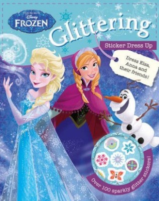 Disney Frozen Glittering Sticker Dress Up(English, Paperback, Parragon Books Ltd)