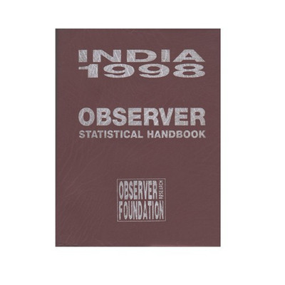 India : 1998 Observer Statistical Handbook(English, Paperback, Sunil Chuhan)