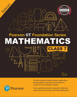 Pearson IIT Foundation Maths Class 7(English, Paperback, Trishna Knowledge Systems)
