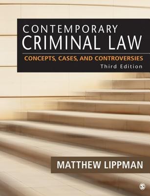 Contemporary Criminal Law 3rd  Edition(English, Paperback, Lippman Matthew R.)