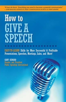 How to Give a Speech(English, Paperback, Genard Gary)