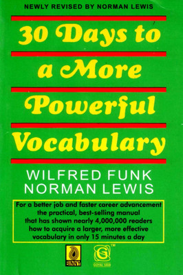 30 Days to a More Powerful Vocabulary(English, Paperback, Funk Wilfred)