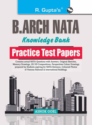B. Arch. Nata Knowledge Bank Practice Test Papers(English, Paperback, Goel Ashok)