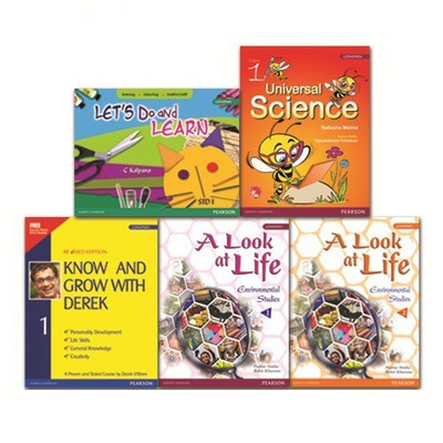 Early Child development combo books on GK, Science, Environmental Studies, Art and Craft for Grade 1 & 2(English, Paperback, Longman)
