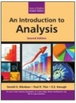An Introduction to Analysis 2 Edition(English, Paperback, Gerald G. Bilodeau, Paul R. Thie, G. E Keough)