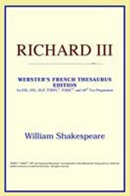 Richard III (Webster's French Thesaurus Edition)(English, Paperback, Icon Reference)