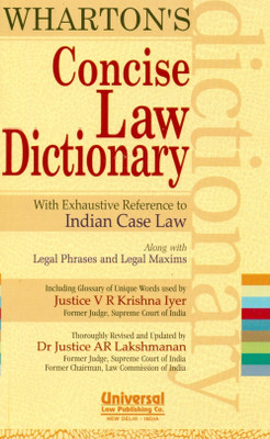 Concise Law Dictionary with Exhaustive Reference to Indian Case Law(English, Paperback, unknown)