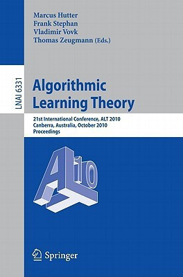 Algorithmic Learning Theory(English, Paperback, unknown)