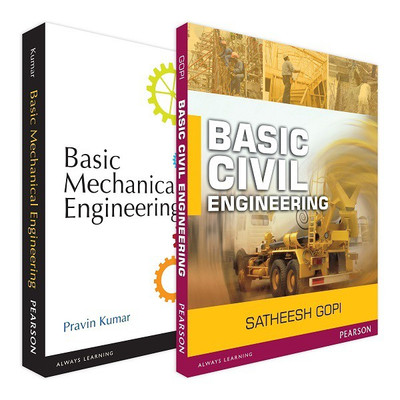 BPUT - Engineering First Year Combo of Basic Civil Engineering & Basic Mechanical Engineering Combo Edition(English, Paperback, Gopi, Kumar)