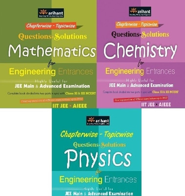 Engineering Entrances Physics Chemistry & Mathematics Chapterwise Topic Wise (Set of 3 Books) 1st Edition(English, Paperback, Purnima Sharma, Vikas Jain, B. L. Sharma)