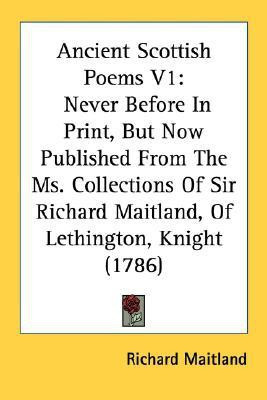 Ancient Scottish Poems V1(English, Paperback, Maitland Richard)
