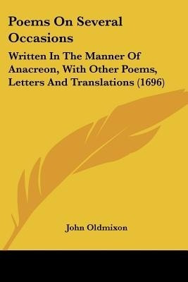 Poems On Several Occasions(English, Paperback, Oldmixon John)