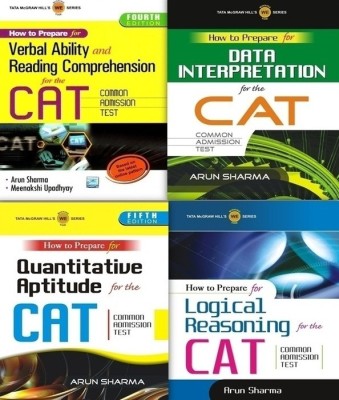How to Prepare for the CAT Common Admission Test (Set of 4 Books)(English, Paperback, Arun Sharma)