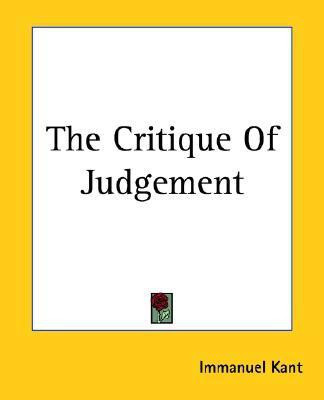 The Critique Of Judgement(English, Paperback, Kant Immanuel)