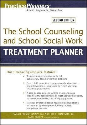 The School Counseling and School Social Work Treatment Planner 2nd  Edition(English, Paperback, Knapp Sarah Edison Jr.)