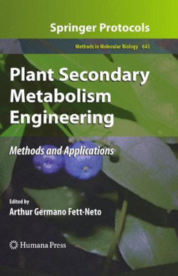 Plant Secondary Metabolism Engineering 1st Edition. Edition(English, Hardcover, unknown)