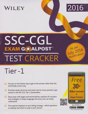 Wiley's Ssc-Cgl Exam Goalpost Test Cracker, Tier-1(English, Paperback, DT Editorial Services)