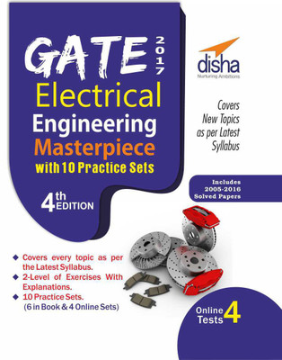 GATE 2017 Electrical Engineering Masterpiece with 10 Practice Sets (6 in Book + 4 Online) 4th edition 4 Edition(English, Paperback, Disha Experts)