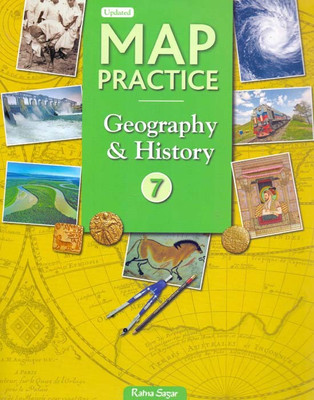 Map Practice Geography & History (Latest NCERT Syllabus) Class - 7(English, Paperback, R K Jain)