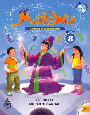 Maths Wiz Class - 8(English, Paperback, S.K. Gupta, Anubhuti Gangal)