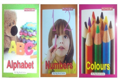 set of MY BIG BOOK OF ALPHABET, NUMBERS & COLOR [PACK OF 3 BOOKS](English, Paperback, PIONEERS)