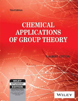 Chemical Applications of Group Theory(English, Paperback, Cotton F. Albert)