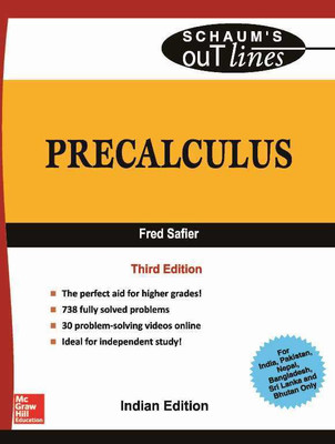 Schaum's Outlines of Precalculus 3rd  Edition(English, Paperback, Fred Safier)