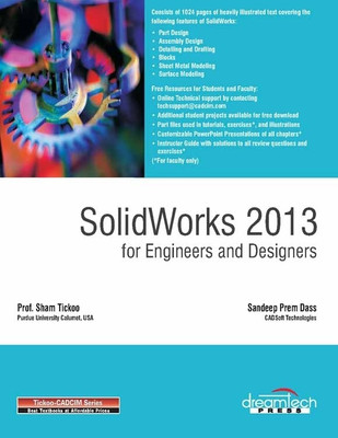 Solidworks 2013 For Engineers And Designers(English, Paperback, Tickoo Sham)
