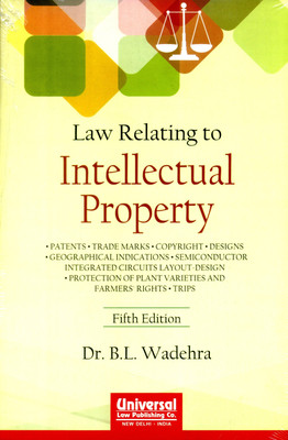 Law Relating to Intellectual Property(English, Paperback, Wadehra B. L.)