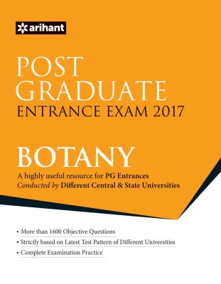 Botany Post Graduate Entrance Exam 2017(English, Paperback, unknown)