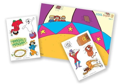 Cool English Level 2 Posters with Reuseable Stickers(English, Poster, Puchta Herbert)