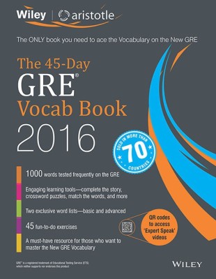Wiley'S the 45-Day GRE Vocab Book 2016(English, Paperback, Prep Aristotle)