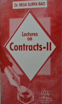 Lectures on Contract - II(English, Paperback, Dr. Rega Surya Rao)