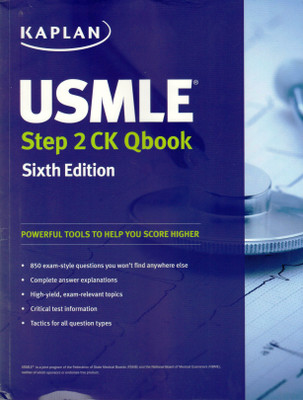 USMLE Step 2 CK Qbook, 6th Ed (Ind Ed)  - Poweful Tools to Healp you Score Higher(English, Paperback, Kaplan Medical)