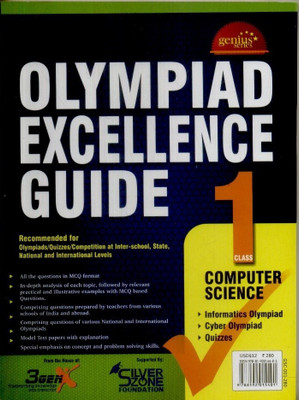 Olympiad Excellence Guide for Computer Science (Class-1)(English, Hardcover, Jha Inna)