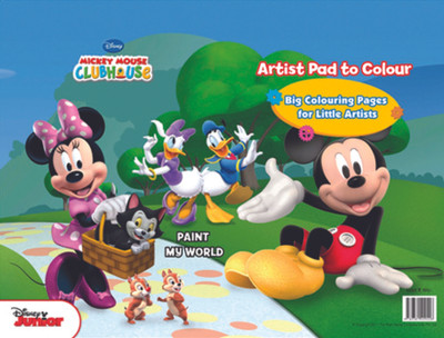 Colouring and Activity - Artist Pad - Paint my World(English, Paperback, DISNEY)