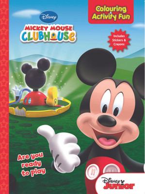 Colouring and Activity Fun :Mickey Mouse Club House (Includes Stickers & Crayons)(English, Paperback, DISNEY)
