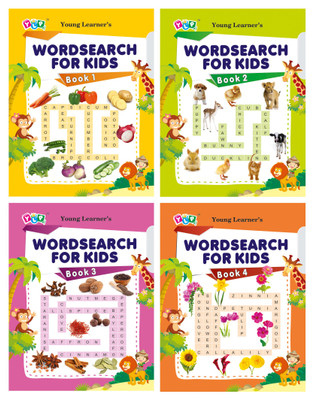 Word Search for Kids ( Set of 4 Titles)(English, Paperback, Young Learner)
