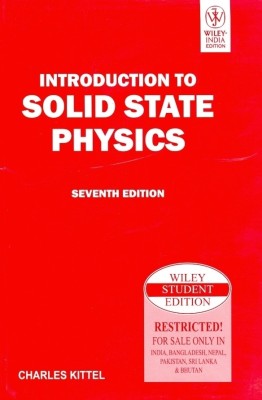 Introduction to Solid State Physics,(English, Paperback, Kittel Charles)