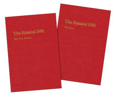 The Hymnal 1982 (Accompaniment Edition, Red) 2-volume set(English, ring-bound, Church Publishing)
