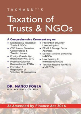 Taxation of Trusts & NGOs(English, Hardcover, Manoj Fogla)
