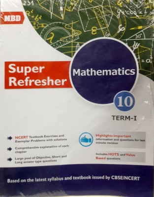 MBD Super Refresher Mathematics Class 10 Term 1 & 2(English, Paperback, Shilpi Ahuja, V.K. Saxena)