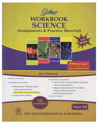 Golden Science Workbook (Class-VII)  - Assignments & Practice Material 1st Edition(English, Paperback, Kanta Arora, S. P. Saxena, R. C. Gupta)