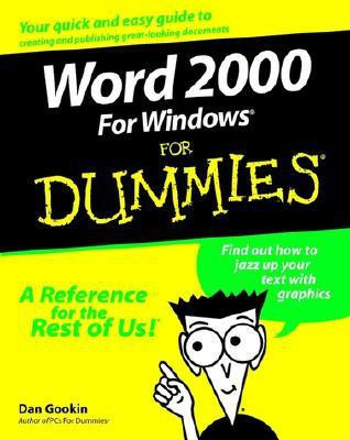 Word 2000 for Windows For Dummies 1st  Edition(English, Paperback, Gookin Dan)