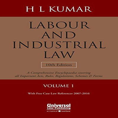 Labour and Industrial Law in 2 Volumes(English, Hardcover, H L Kumar)